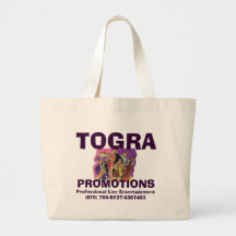 togra draw string tote bags