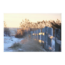 Toile de chemin d'hiver grande impressions sur toile
