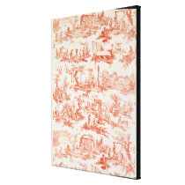Toile de Jouy, illustrating the processes of manuf canvas prints