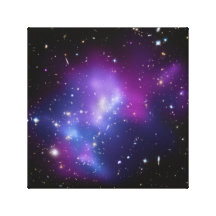 Toile enveloppée par groupe pourpre de galaxie toiles tendues sur châssis