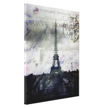 Toile enveloppée par Paris texturisée Toile Tendue