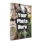 Toile enveloppée par photo faite sur commande impression sur toile