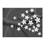 Toile enveloppée par Sakura blanche Toiles Tendues