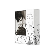 Toile faite sur commande de portrait de mariage impression sur toile
