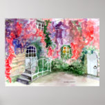 TOILE - PEINTURE D'AQUARELLE PAR HARRIET DAVIDSOHN AFFICHE