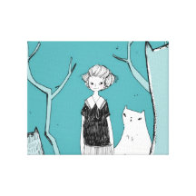 Toile "Sometimes the cats..." Impression Sur Toile