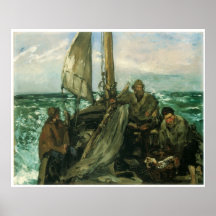 Toilers of the Sea, 1873 Print