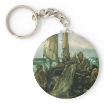Toilers of the Sea by Edouard Manet Key Chain