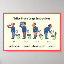 Toilet Brush Instructions