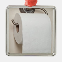 Toilet paper christmas ornaments