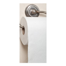 Toilet paper custom rack card