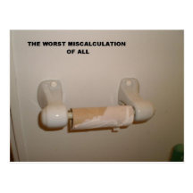 TOILET PAPER SUPRISE POST CARD