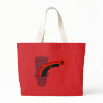 Toilet Rainbow Canvas Bags