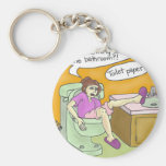 Toilet Seat Mayhen Keychain