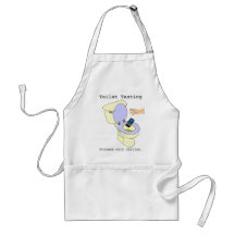 Toilet Texting Aprons