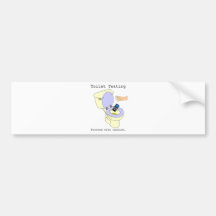 Toilet Texting Bumper Stickers