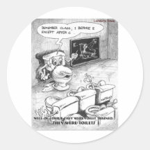 Toilet Training Funny Gifts & Collectibles Sticker