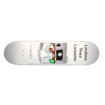 Toilets From Outer Space Funny SkateBoards