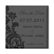 Toille Save the Date Magnet magnets