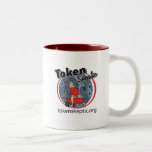 Token Sceptic Roller Derby Logo Mug