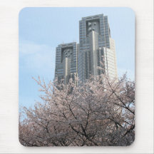 Tokyo Cherry Blossom Mouse Pads