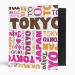 Tokyo japanese typography photo album binder