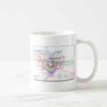Tokyo Metro Map Coffee Mugs
