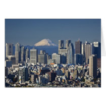Tokyo, Shinjuku District Skyline, Mount Fuji,