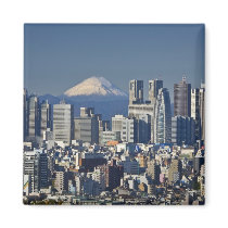 Tokyo, Shinjuku District Skyline, Mount Fuji,