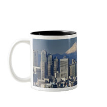 Tokyo, Shinjuku District Skyline, Mount Fuji, Coffee Mugs