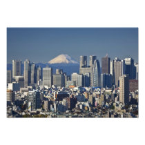 Tokyo, Shinjuku District Skyline, Mount Fuji,