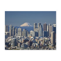 Tokyo, Shinjuku District Skyline, Mount Fuji,