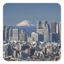 Tokyo, Shinjuku District Skyline, Mount Fuji,