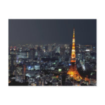 Tokyo Tower by Night Post Cards