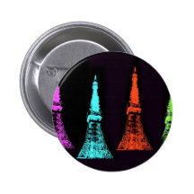 Tokyo Tower Collage Pin