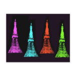 Tokyo Tower Collage Postcards