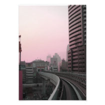 Tokyo Train Tracks Photo Art