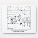 Told You the Electric Fence Would be Handy mousepads
