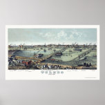 Toledo, OH Panoramic Map - 1876 posters