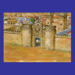 Toledo-Puerta de Bisagra Don Quixote Background posters