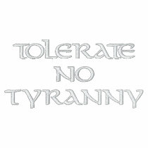 Tolerate No Tyranny Red Polo Shirt