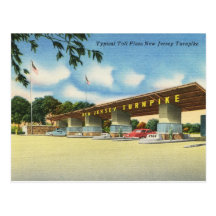 Toll Plaza, New Jersey Turnpike Vintage Post Cards