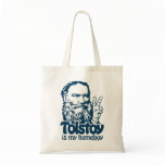 Tolstoy Is My Homeboy Tote Canvas Bag