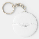Tolstoy vegetarian quote key chain