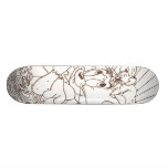 Tom and Jerry Outline Skateboards