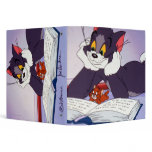 Tom And Jerry Reading Book Autographed Binder