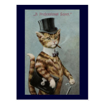 Tom Cat Dressed to the Nines Postcards