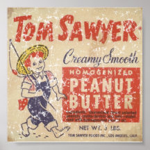 Tom Sawyer - 1945- distressed Print