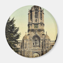 Tom Tower, Oxford, England rare Photochrom Refrigerator Magnets