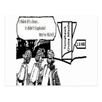 Tomahawk Cruise Missile: 1.6 Mil. Political Comic postcards